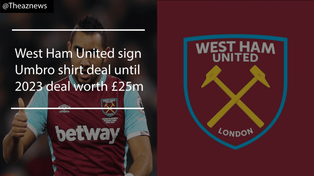 West Ham United sign Umbro shirt deal
